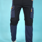 JAG Aerofit Convertible Travel & Hiking Pants | 5 Pocket Design | Stretchable Fabric | Deep Blue | Pants for Trekking