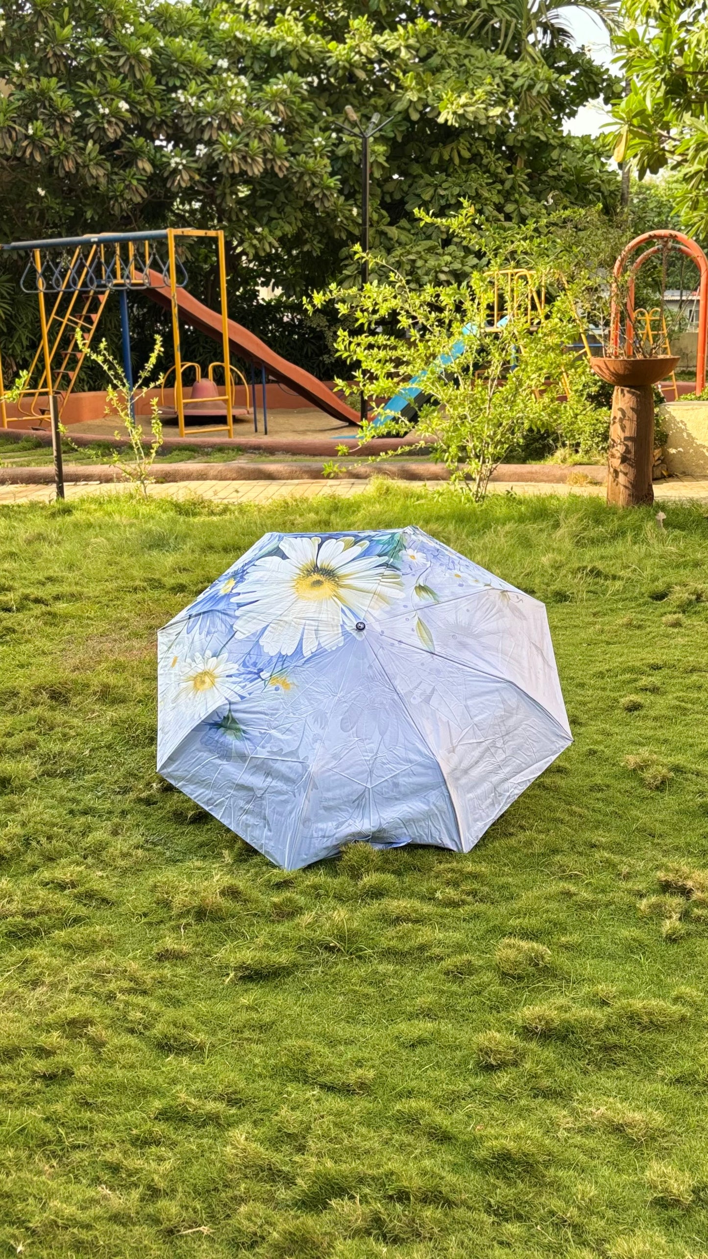 3 FOLD WOMENS DIGITAL FOLD UMBRELLA