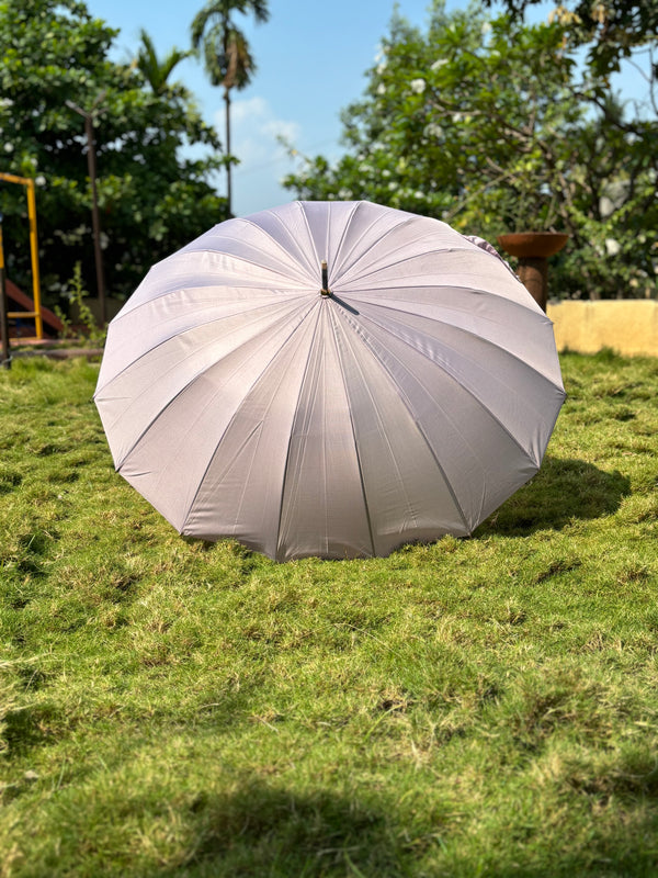 Jainsons Watermark Colour Changing Umbrella | Long Umbrella | J Handle | Magenta