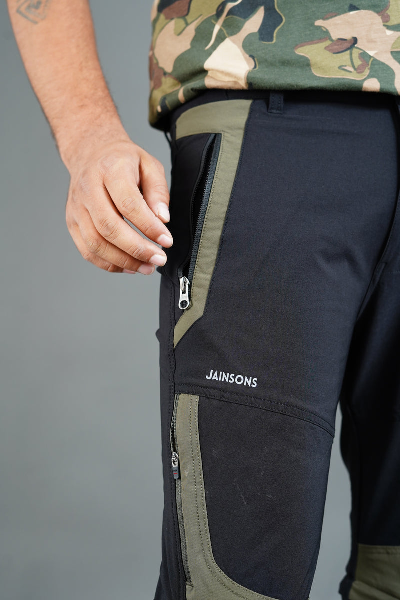 JAG Delta 2.0 Convertible Trekking & Hiking Pants | Traveller Series | Quick-Dry | Unisex Design | 6 Pockets