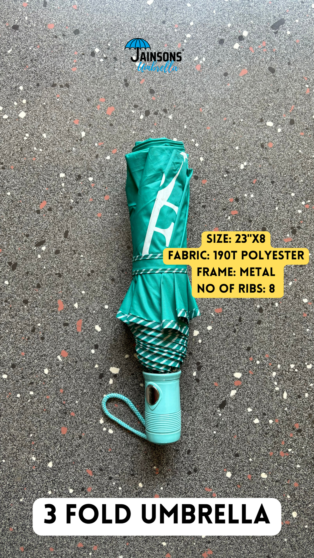 3 Fold Corporate Umbrella | Can be done in all umbrellas