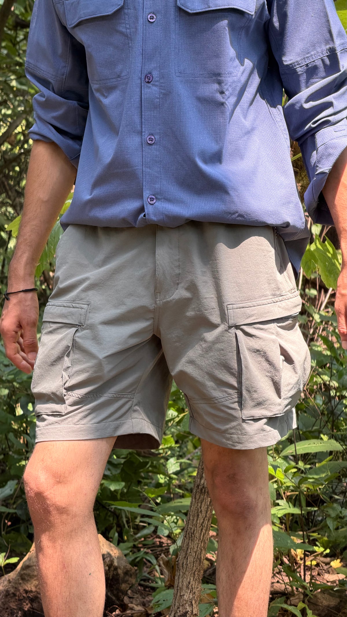 JAG Ranger Cargo Shorts | 5 Pocket Design | Stretchable Terri Fabric | All Zippered Secured Pockets