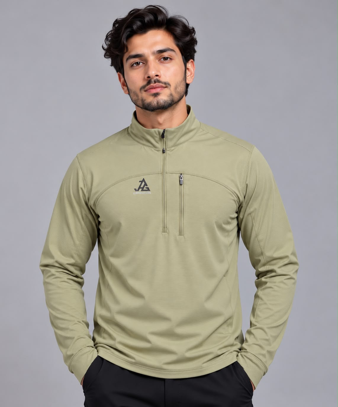 JAG Summit Seeker Series Full Sleeves Tshirt | UPF 50+ Protection | Hiking Tshirt | Trekking Tshirt | Forestt