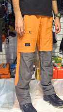 JAG TerraTrek Convertible Limited Edition Trekking Pant | Cosmic Orange | Bottom Zipper | Ultra Light Crush Fabric