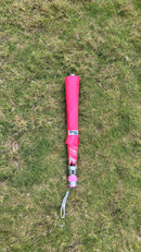 Jainsons Mono Silver 2 Fold Umbrella | Hot Pink