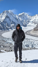 JAG Mt. Elbrus Quilted Snow Jacket | Minus 10 Jacket | Super Soft Nylon Fabric | Ultra Light Series | Space Black