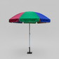 Outdoor Garden Umbrella | Mango Silver Coated Fabric | Garden Umbrella | Outdoor Umbrella | 6/7/8 Feet Diameter | Thick Frame