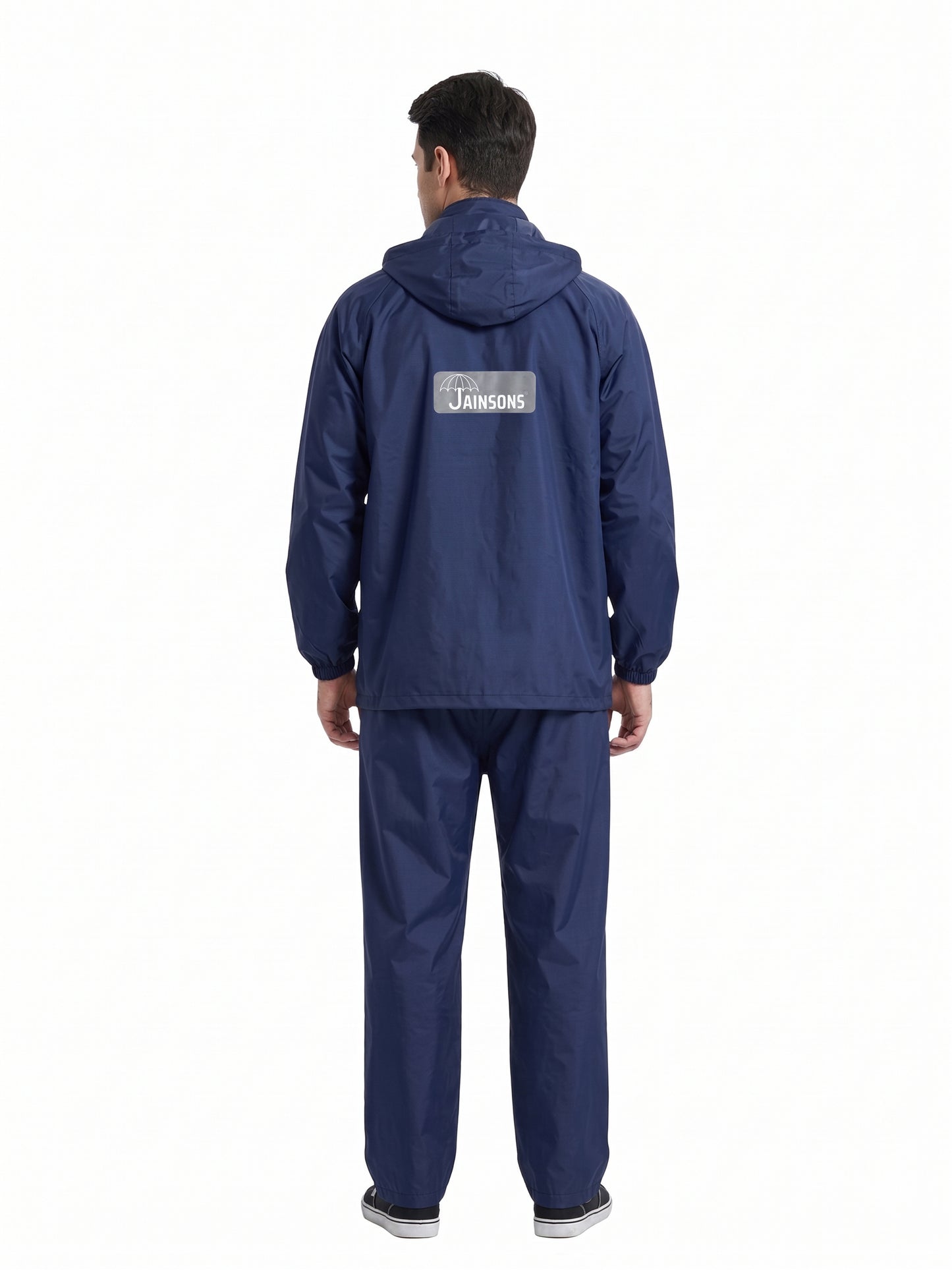 Jainsons Men's Rio Safari Raincoat Set | Navy Blue | Poly Micro Seam Sealed | 3000MM Waterproof Tested