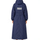 Jainsons Premium Women's Long Raincoat | Navy Blue | Waterproof Hooded Rainwear with Belt & Carry Pouch