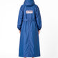 Jainsons Premium Women's Long Raincoat | Blue | Waterproof Hooded Rainwear with Belt & Carry Pouch
