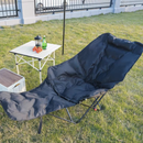 FOLDABLE CAMPING CHAIR WITH LEG EXTENSION