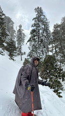 Himalayan Leopard Pack and Go Foldable Poncho | Ultra Light Series | 3000MM Water Repellent | Self Foldable | Unisex