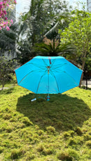 Jainsons Rain Splash 2 Fold Umbrella | Nylon Fabric | Blue