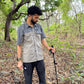 JAG Summit Seeker Hiking, Trekking & Travel Shirt | Ultra Light Parachute Fabric | Half Sleeves | Quick Dry | Asteriod