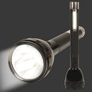 Long Range LED Torch 2400mAh Battery Torch Torch (Black, 12 cm, Rechargeable) | Lithium Battery