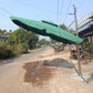 2.5 Mtr Side Pole Umbrella (Square Shape, 360 Degrees Rotating with Marble Base)