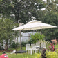 Luxury Side Pole Roman Umbrella | 360 Degrees Rotational | Water Base | 3.3 mtrs each side | Jumbo Size