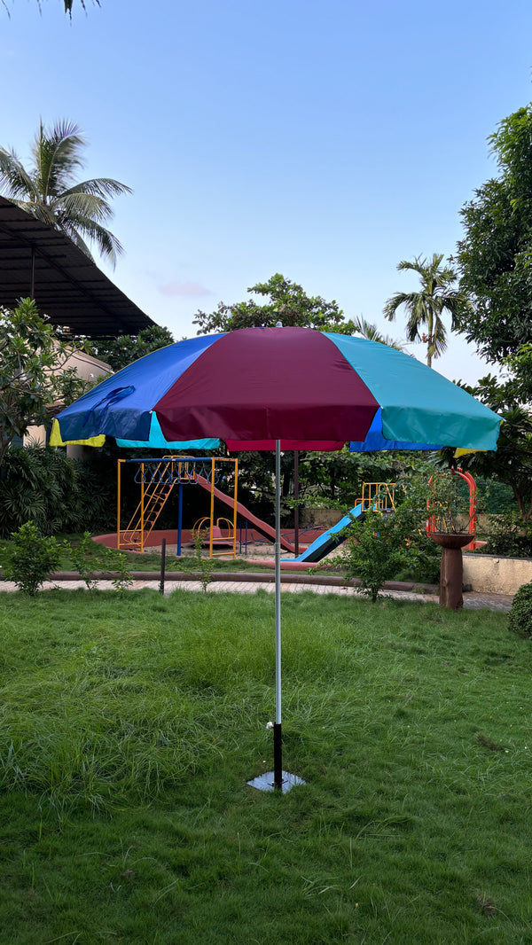 Outdoor Garden Umbrella | Polyester 190T Fabric | Garden Umbrella | Outdoor Umbrella | 6/7/8 Feet Diameter