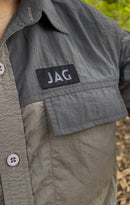 JAG Summit Seeker Hiking, Trekking & Travel Shirt | Ultra Light Parachute Fabric | Half Sleeves | Quick Dry