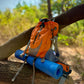 JAG Aranya 45L Alpine Backpack | Air Flow Back Support | Twin Aluminium Rods + Mesh | Solar Flare