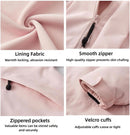 JAG Polar Pro Double Jacket | Fleece Jacket with Windcheater | All Weather | 3 in 1 | Pearl White