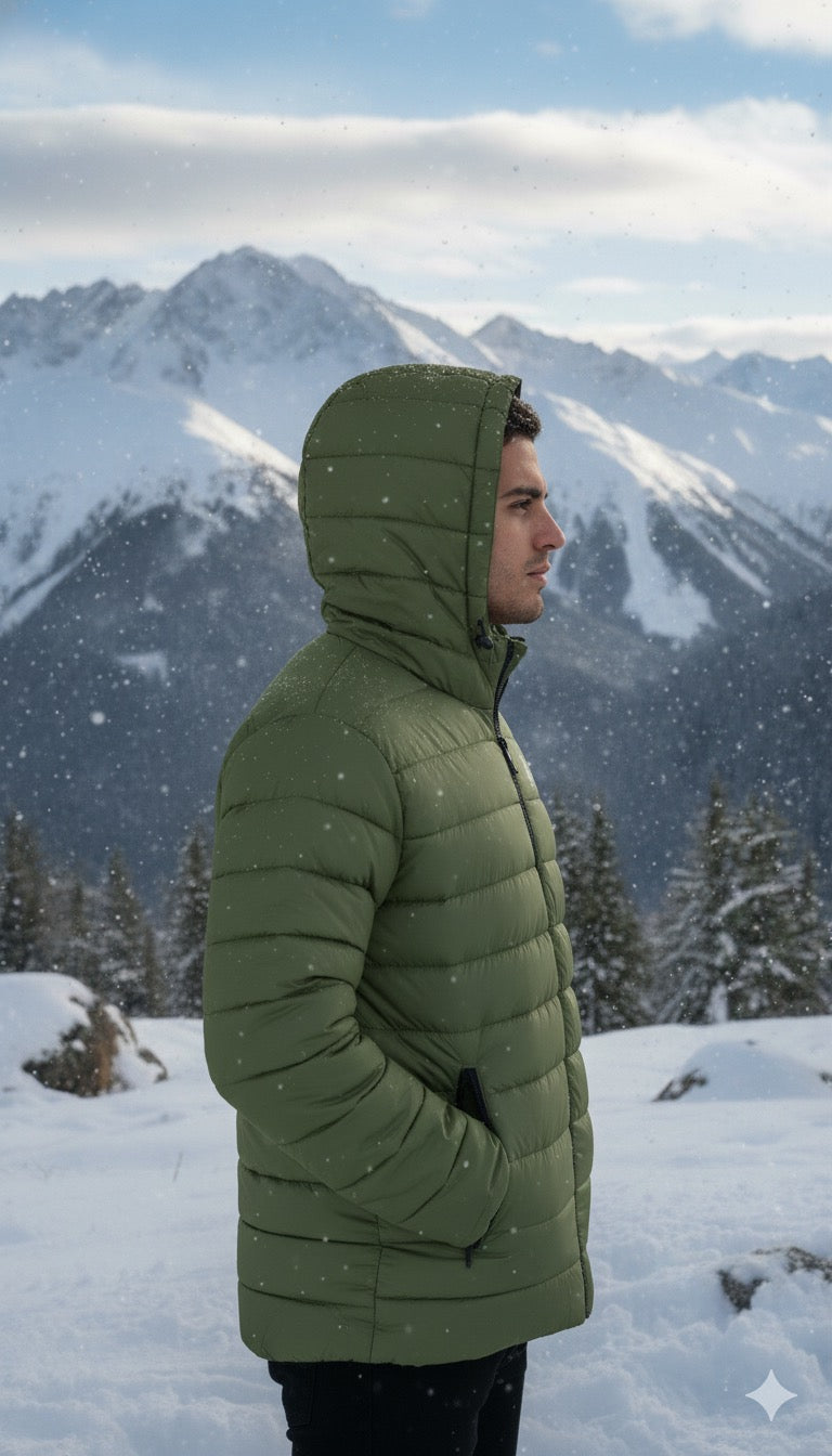 JAG Shivalik Series Minus 10 Polyfill Jacket | Heavy Insulation | Synthetic Polyfill | Made For Extreme | Ultra Light Weight | Peak Performance Gear
