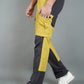 JAG TerraTrek Convertible Trekking Pant | Mustard Charcoal Combination | Bottom Zipper | Ultra Light Crush Fabric