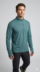JAG Summit Seeker Series Full Sleeves Tshirt | UPF 50+ Protection | Hiking Tshirt | Trekking Tshirt | Space Grey