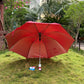 Jainsons Mono Silver 2 Fold Umbrella | Crimson Red