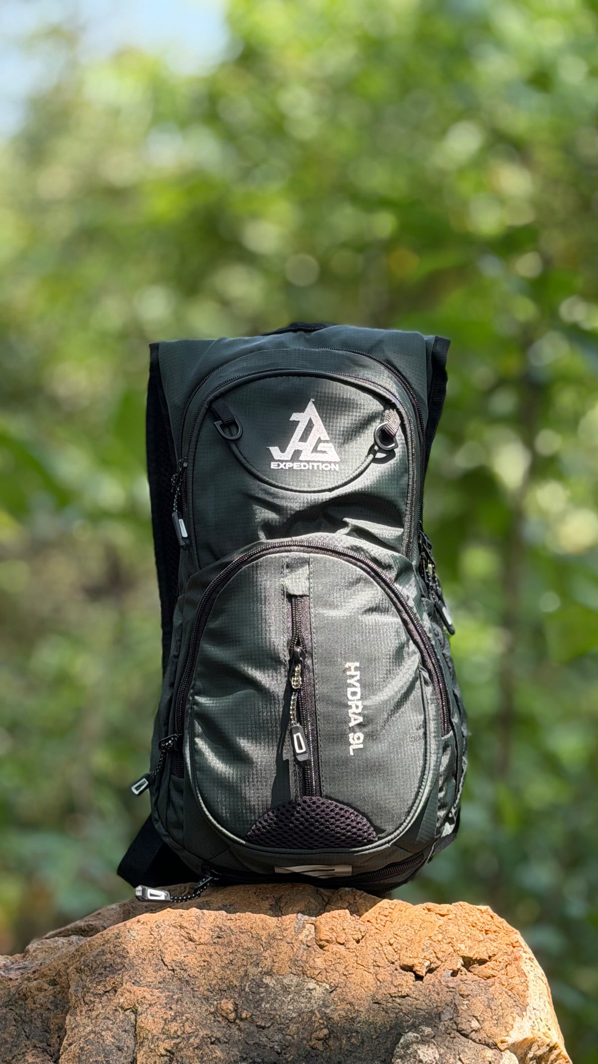 JAG Hydra 9L Hydration Bag and Backpack for Trail Running and Cycling | 9 Litres (Without Bladder)