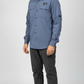 JAG Air - Wave Pro Travel Shirt | Hiking Shirt | Safari Shirt | Fully Stretchable | Full Sleeves Shirt | 2 Pocket Design | Deep Blue