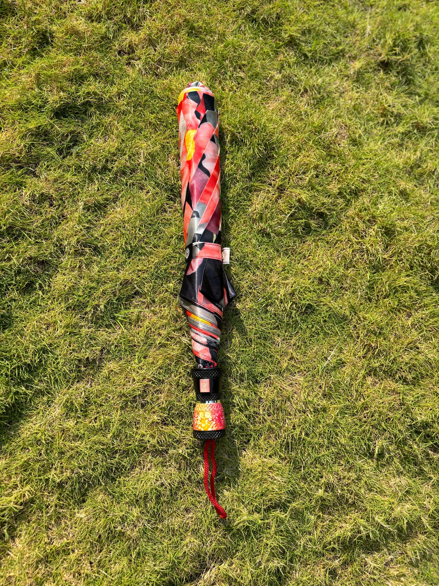 Jainsons 2 Fold Satin Printed Umbrella | Eco | 23”X8