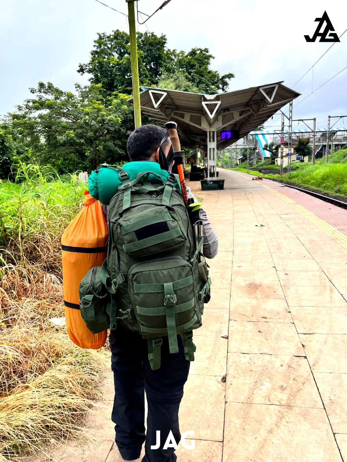 Tripole Alfa 45 litres Military Tactical Backpack with Sling Bag Attachment