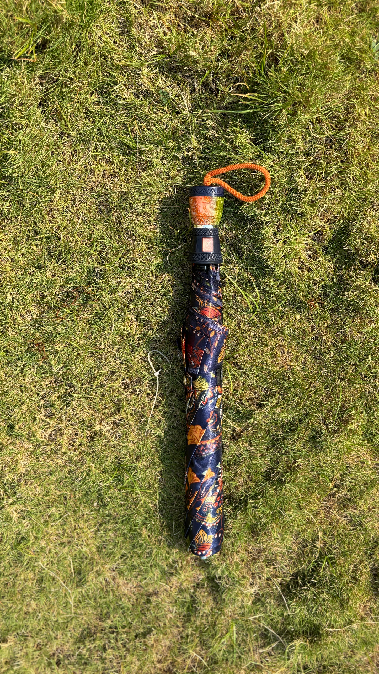 Jainsons 2 Fold Satin Printed Umbrella | Eco | 23”X8