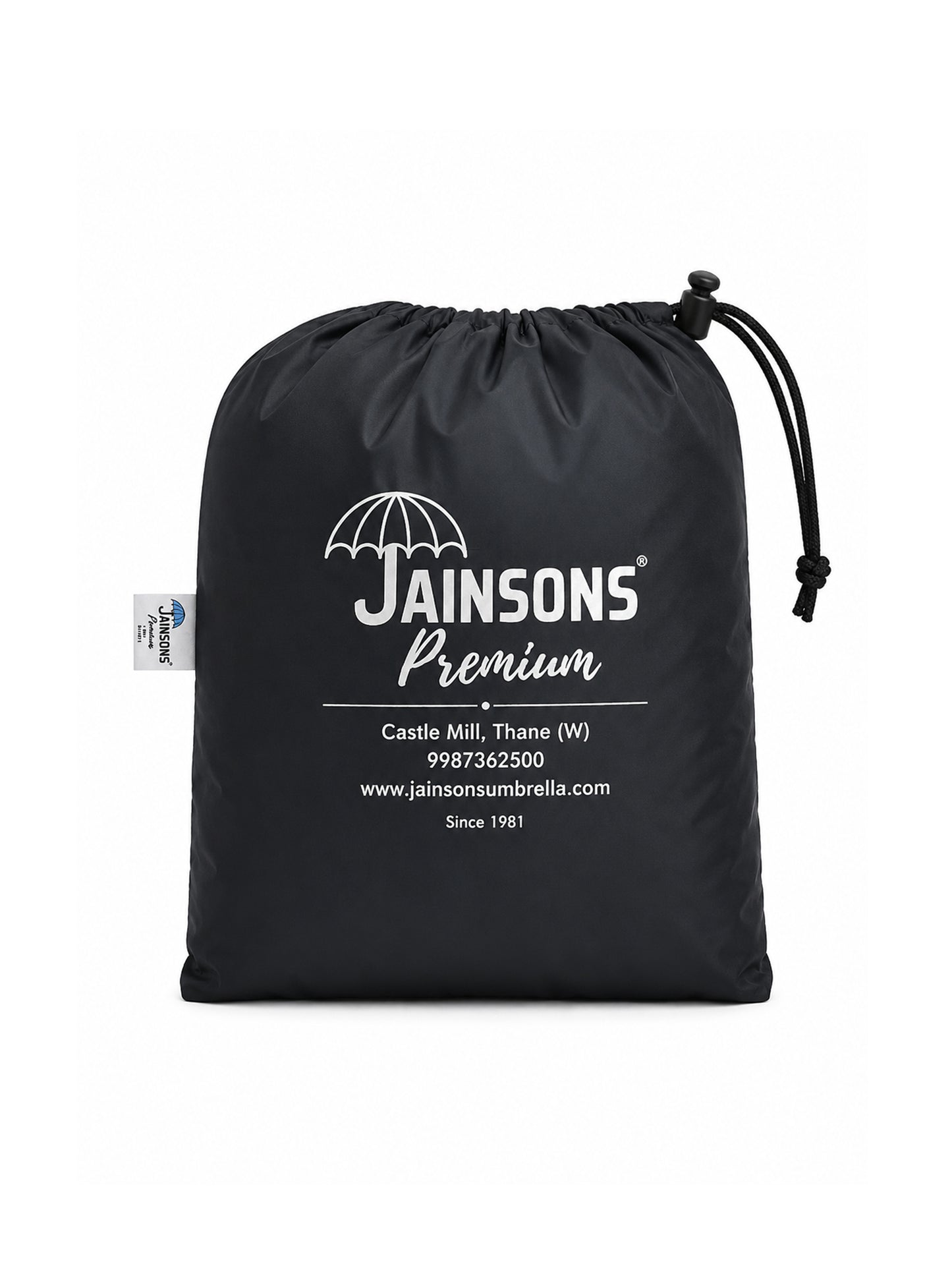 Jainsons Premium Men's Raincoat Set | Black & Red | Waterproof Hooded Rain Suit with Jacket, Pants & Carry Pouch