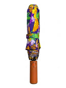 Jainsons Bloom X4 Umbrella | 2 Fold Umbrella | Silver Print | Flora 4