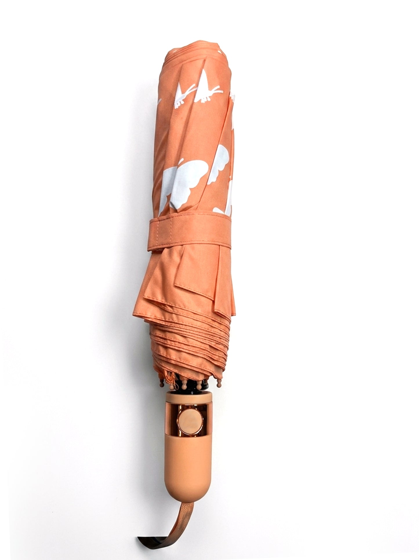 Jainsons Aurora X5 Umbrella | 3 Fold Umbrella | Magic Print | Orange