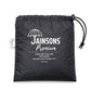 Jainsons Premium Men's Raincoat Set | Black & Red | Lightweight Waterproof Rain Suit with Hood & Carry Pouch