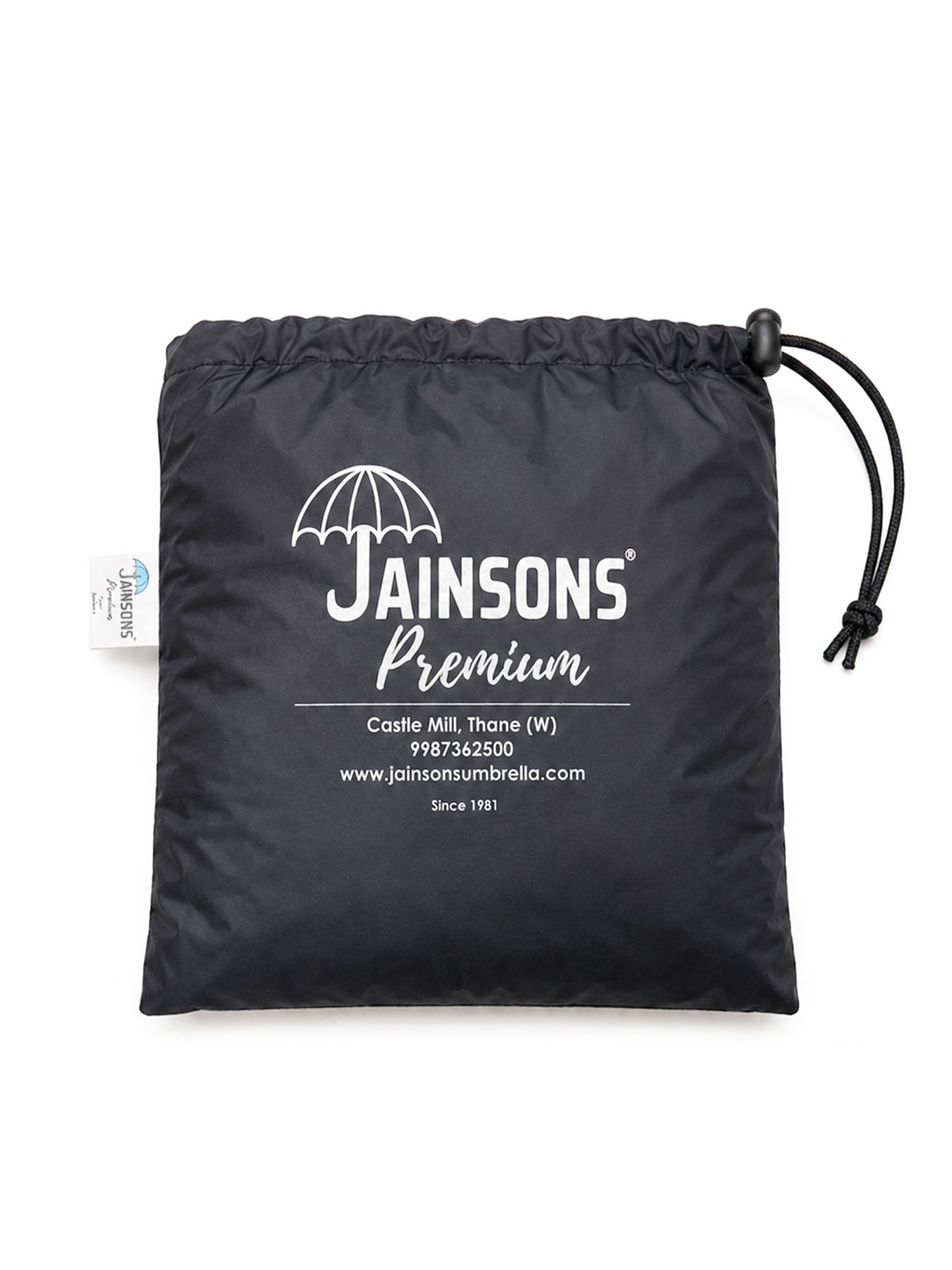 Jainsons Premium Men's Raincoat Set | Black & Red | Lightweight Waterproof Rain Suit with Hood & Carry Pouch