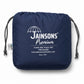 Jainsons Premium Women's Long Raincoat | Navy Blue | Waterproof Hooded Rainwear with Belt & Carry Pouch