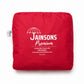 Jainsons Premium Women's Long Raincoat | Red | Waterproof Hooded Rainwear with Belt & Carry Pouch