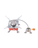 Square Camping Gas Stove with Pipe | Extra Safety – Portable Outdoor Cooking Stove for Hiking, Trekking & Camping