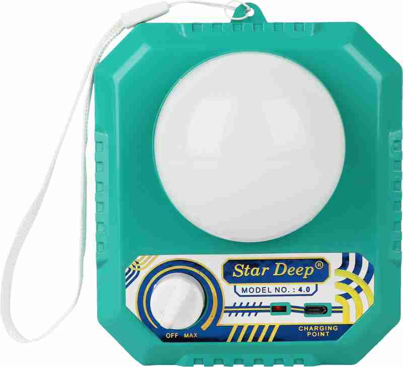 Star Deep 4.0 With Solar Green Lantern Emergency

Light Multiple modes With Night Lamp and 2000MAH Battery Rechargeable Light (NIGHT MODE, SEVEN LEVEL, SOLAR CHARGING,8 HOURS BACKUP) (Green) 10 hrs Lantern Emergency Light (Green)