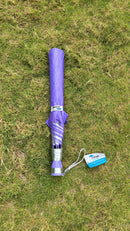 Jainsons Mono Silver 2 Fold Umbrella | Magenta