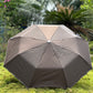 Jainsons YD Piping 3 Fold Umbrella | Nylon Fabric | Unisex Design | Army Green