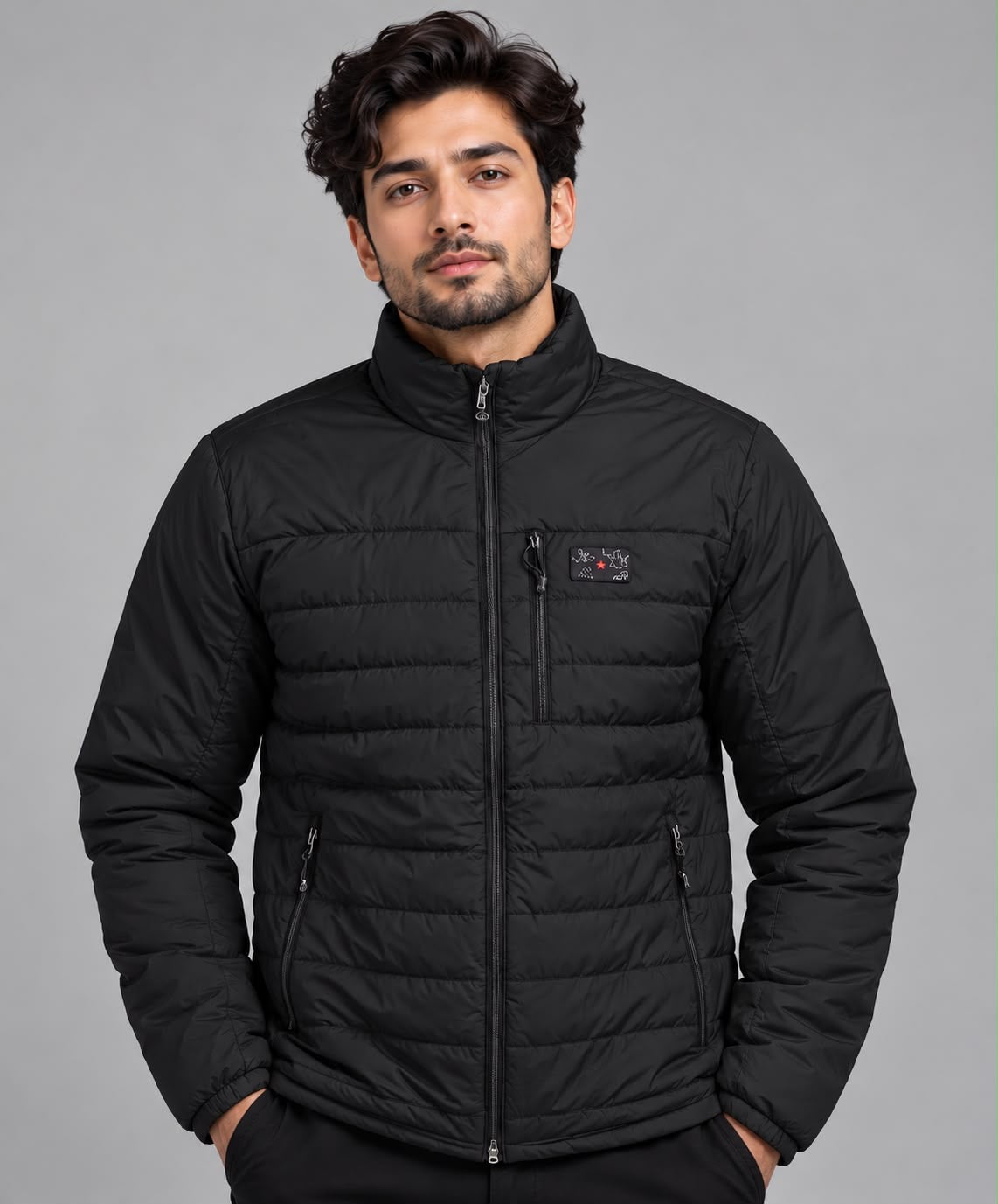 JAG Mt. Elbrus Quilted Snow Jacket | Minus 10 Jacket | Super Soft Nylon Fabric | Ultra Light Series | Crimson Maroon
