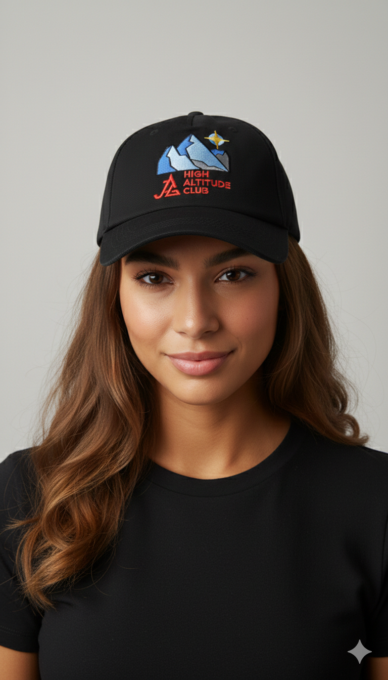 JAG High Altitude Club Travel & Hiking Cap | Love For The Outdoors | Limited Edition | Space