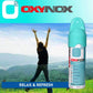 OXYNOX Relax &amp; Refresh 9 Ltr. Pure Natural Oxygen Can | Portable Non-Medicinal Supplemental Oxygen for Energy, Sports & High Altitude | Made in India