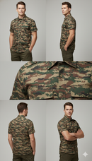 JAG Ranthambore Wildlife Shirt | Travel Shirt | Outdoor Safaris | Forest Camo