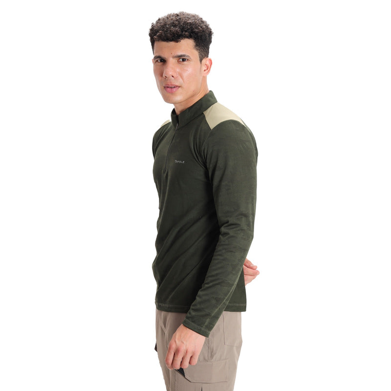 Full Sleeve Hiking and Trekking T-Shirt & Jersey | Green